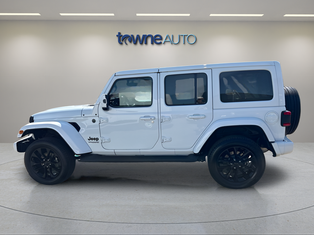 Used 2021 White Jeep Unlimited Sahara High Altitude image 3