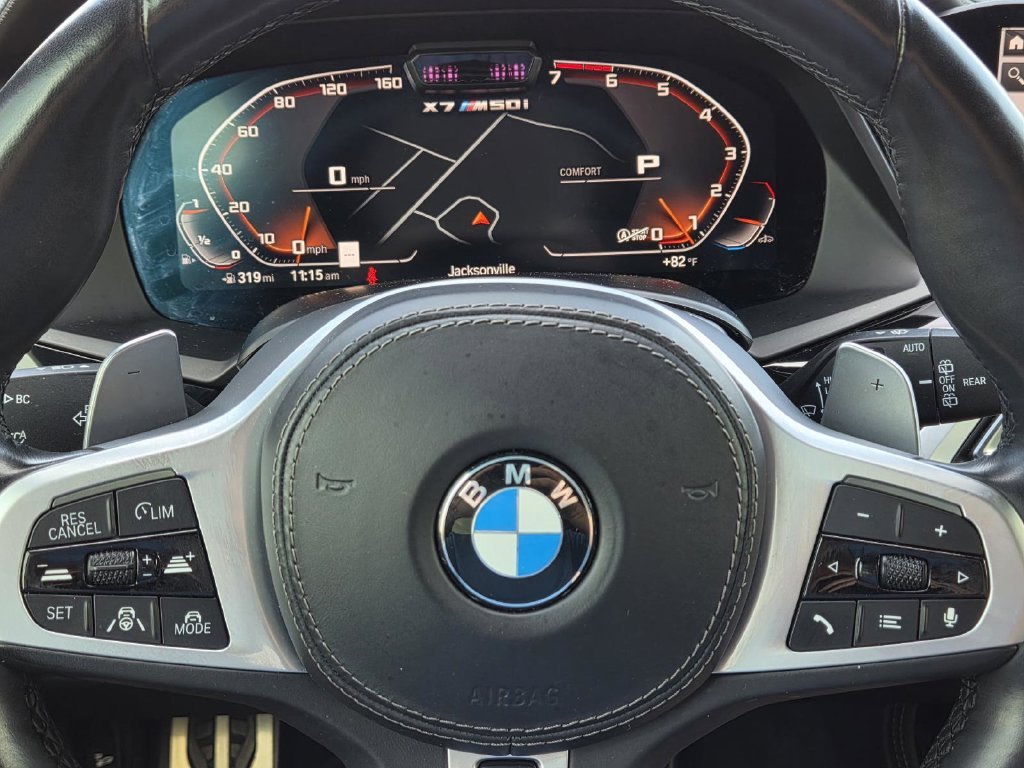 Used 2022 Tanzanite Blue II Metallic BMW M50i image 19