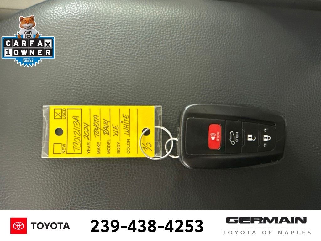 Used 2024 White Toyota XLE image 22