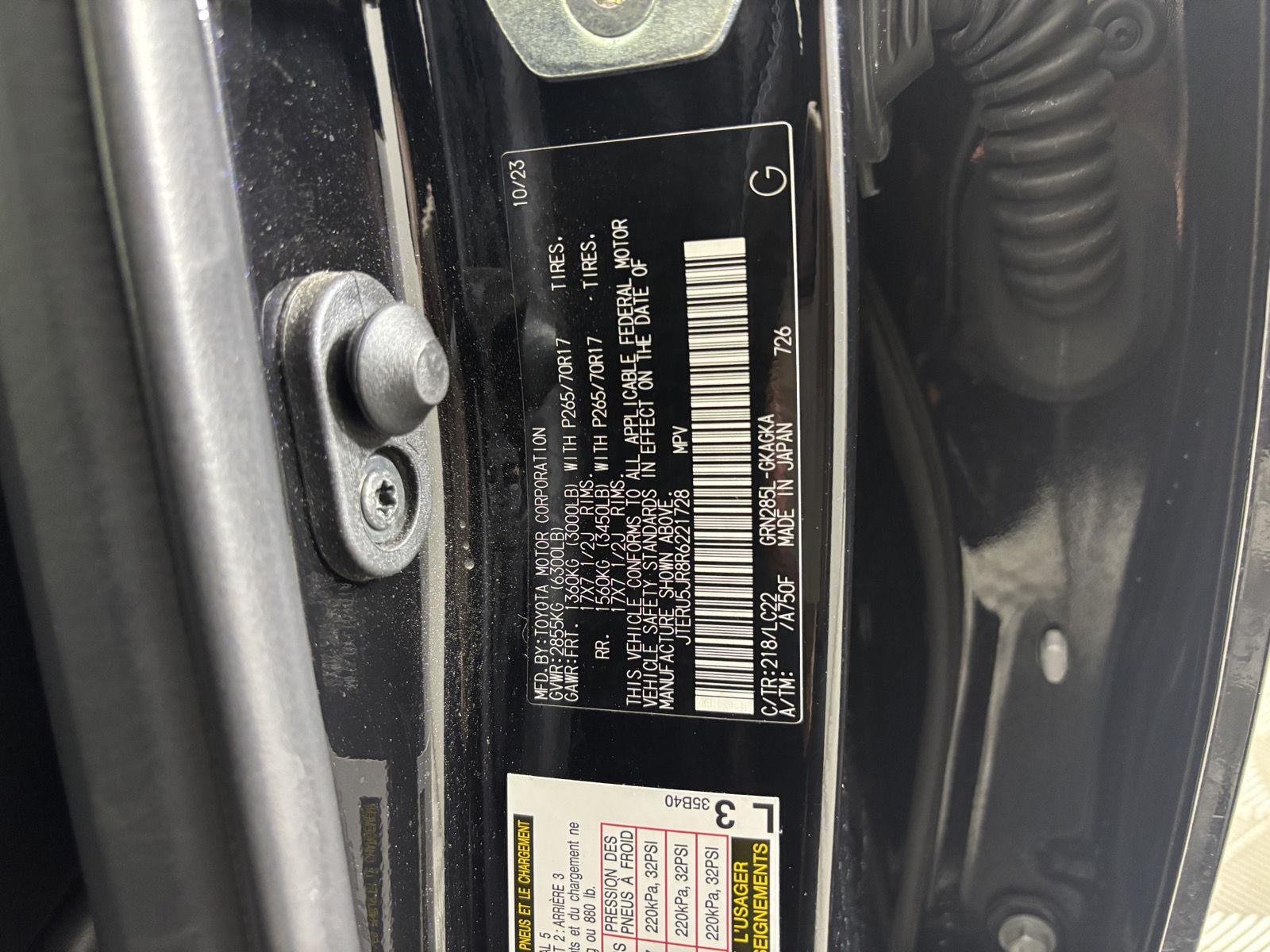 Certified Used 2024 Midnight Black Metallic Toyota TRD Off-Road Premium image 28