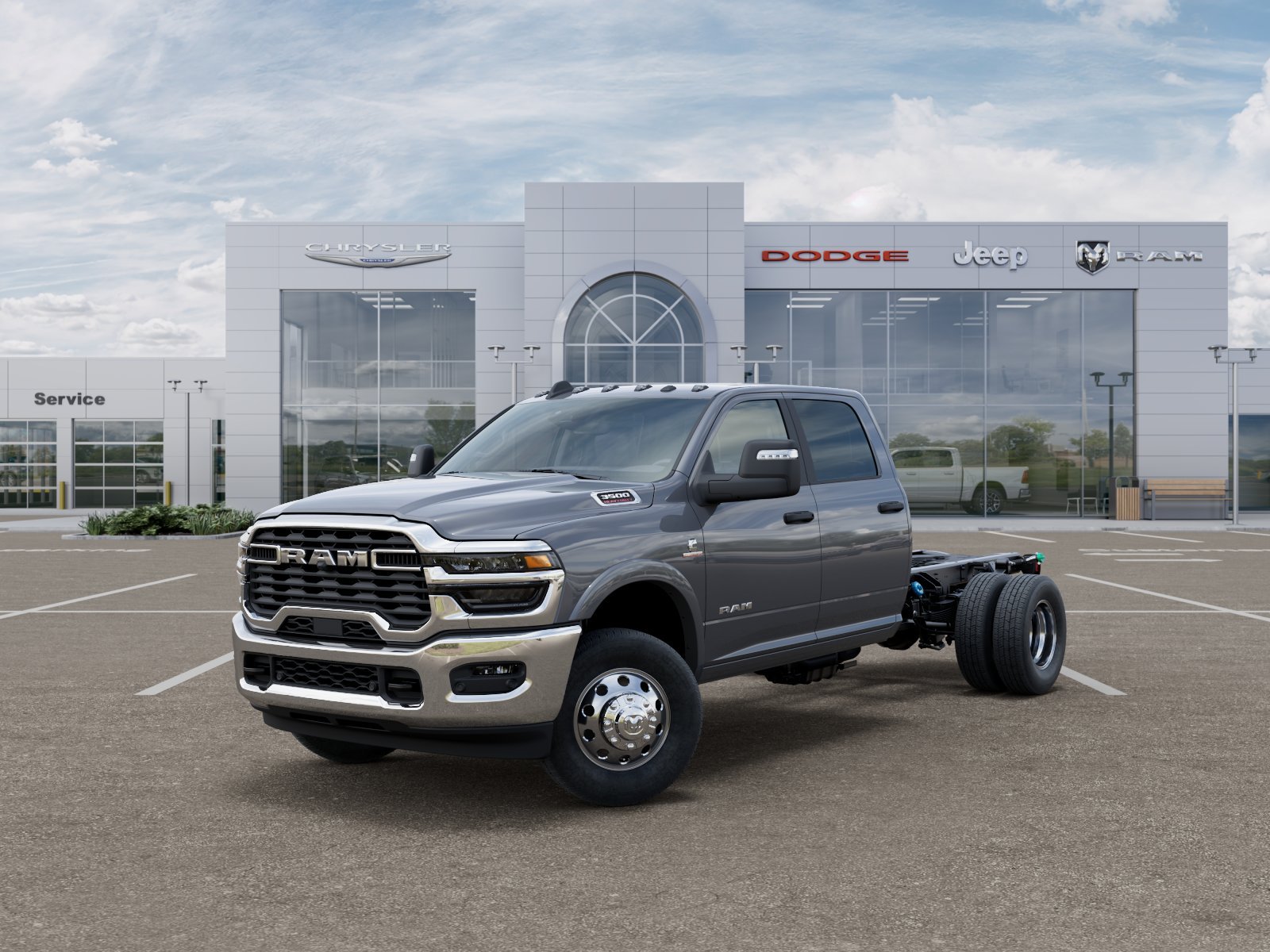 New 2026 Ceramic Gray Clear-Coat Exterior Paint RAM Tradesman image 33
