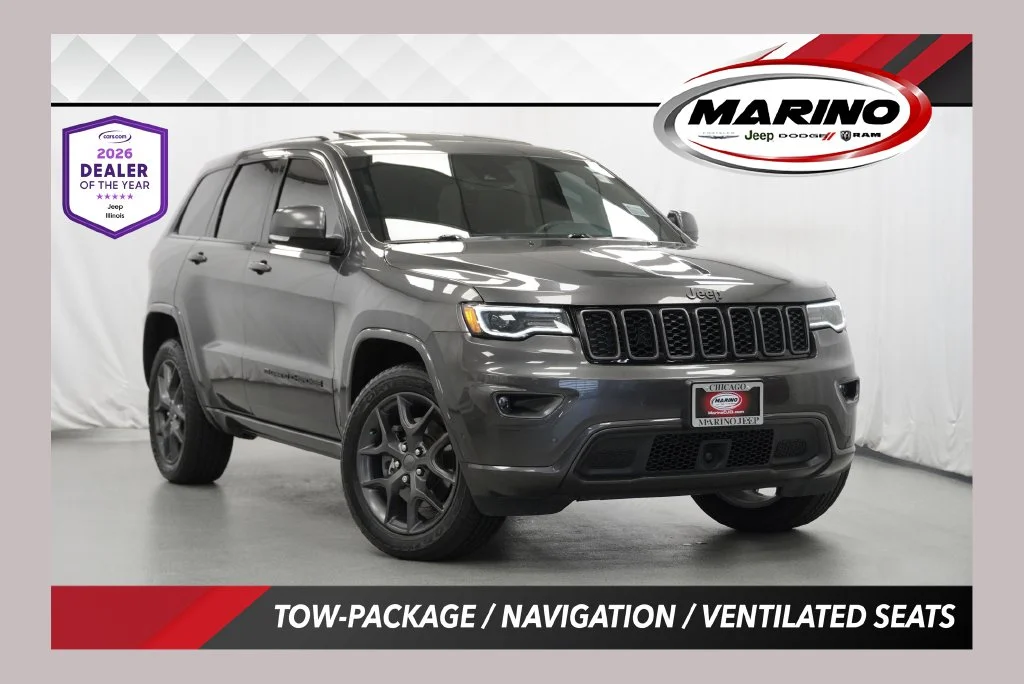 Certified Used 2021 Gray Jeep Limited image 1