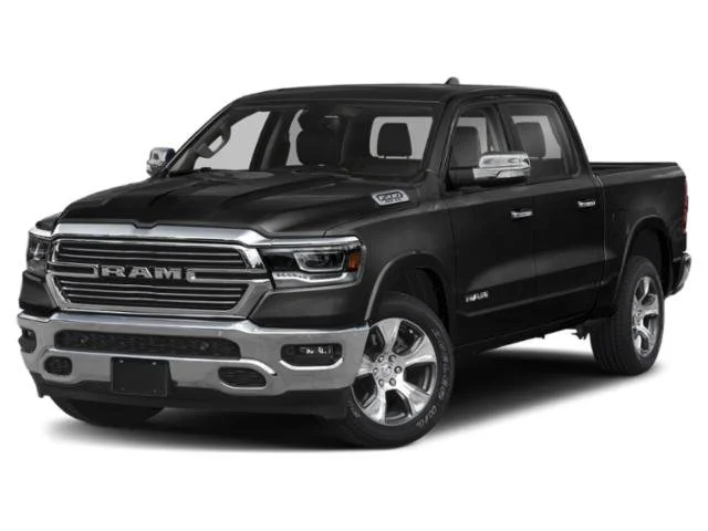 Used 2019 Diamond Black Crystal Pearlcoat Ram Laramie image 1