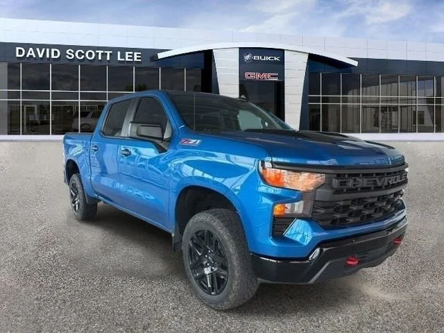 Used 2024 Glacier Blue Metallic Chevrolet Custom Trail Boss image 4