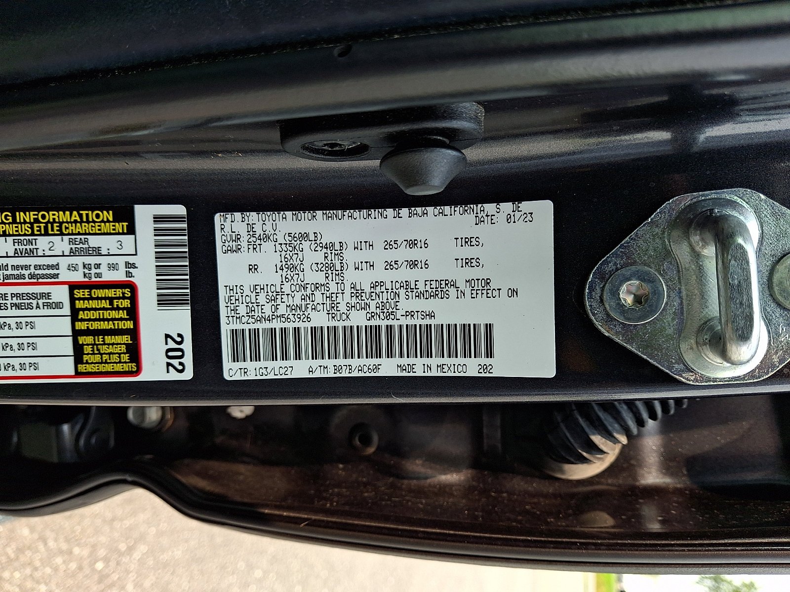 Used 2023 Magnetic Gray Metallic   1G3 Toyota TRD Off Road image 26