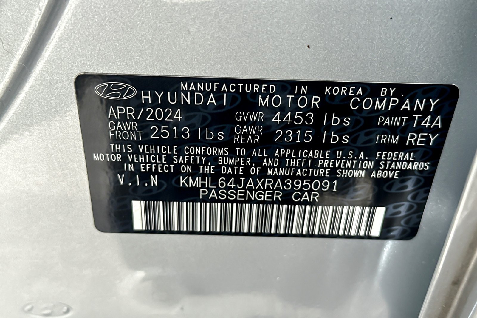 Used 2024 SILVER Hyundai SEL image 26