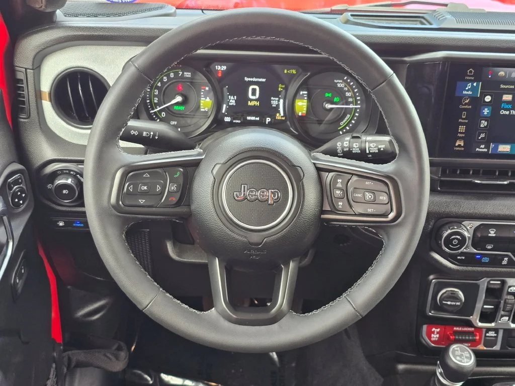 Certified Used 2025 Red Jeep Willys 4xe image 8