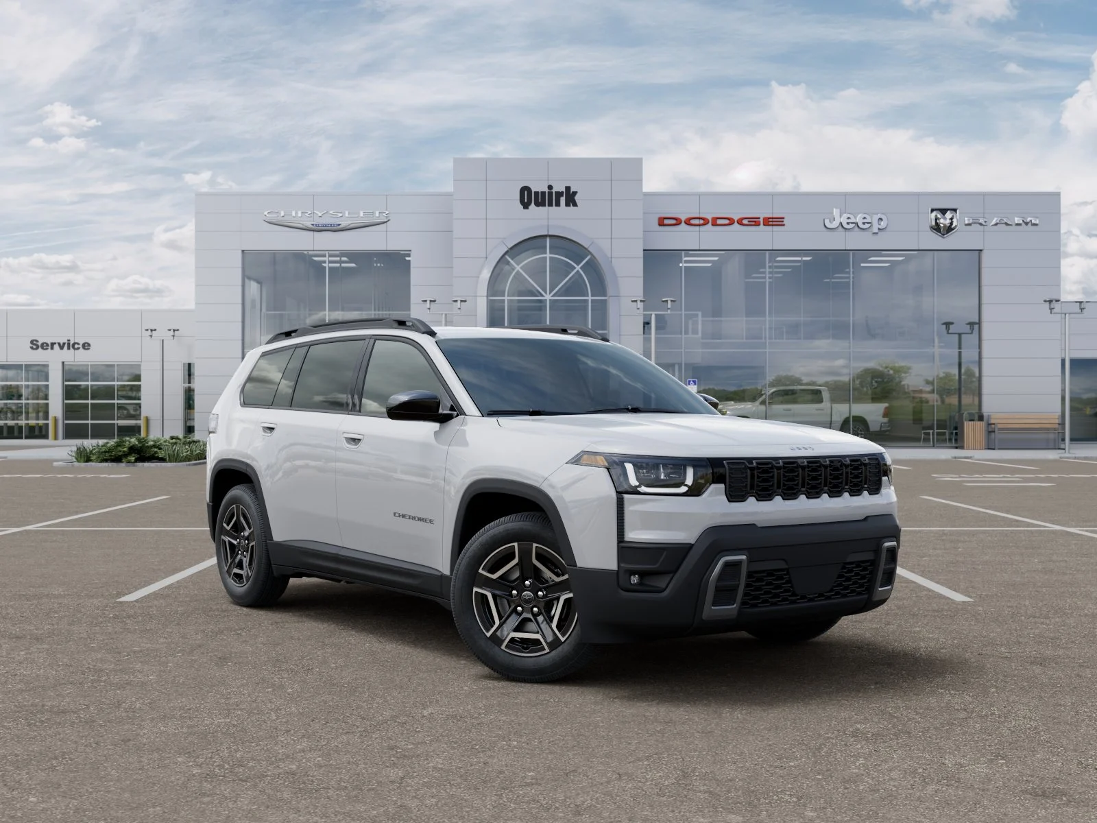 New 2026 Bright White Clear-Coat Exterior Paint Jeep Laredo image 31