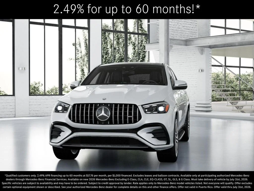 New 2026 MANUFAKTUR Moonlight White Metallic Mercedes-Benz AMG® GLE 53 4MATIC+ Coupe image 42