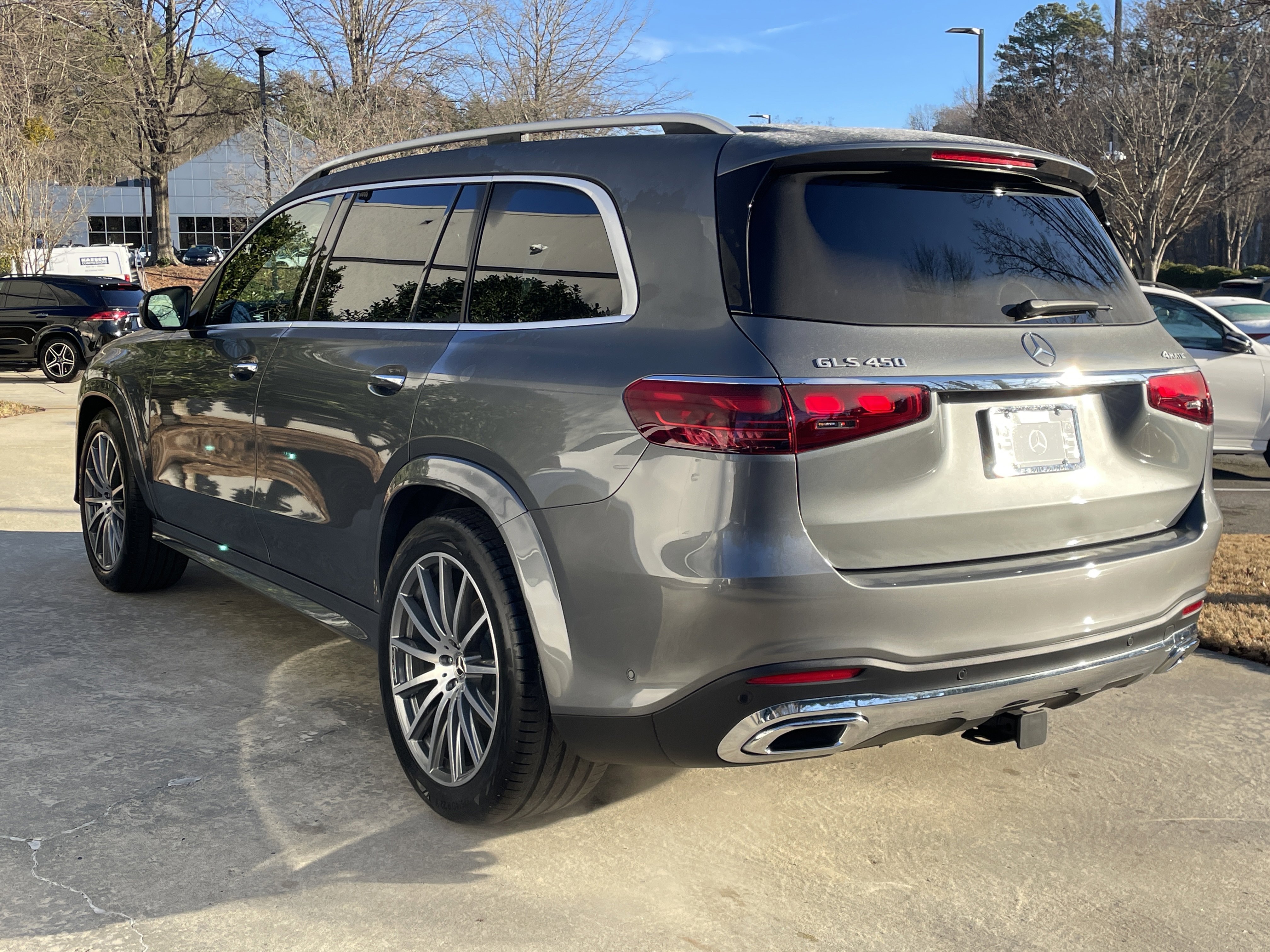Certified Used 2025 Selenite Grey Metallic Mercedes-Benz GLS 450 4MATIC® SUV image 15