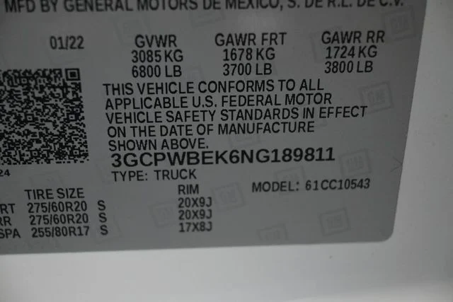 Used 2022 White Chevrolet Custom image 33