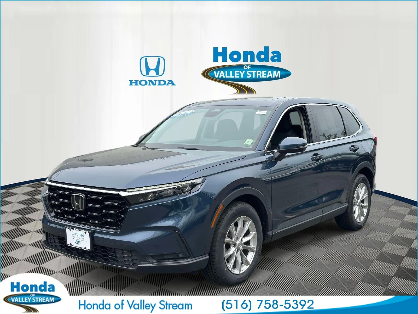 Certified Used 2023 Blue Honda EX image 3
