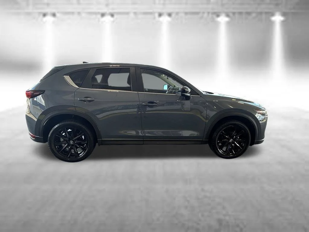 Used 2021 Polymetal Gray Metallic Mazda Carbon Edition image 3