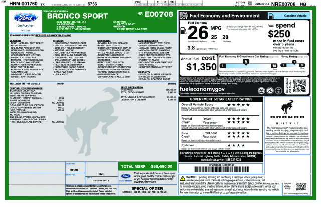 Used 2022 Green Ford Outer Banks image 32