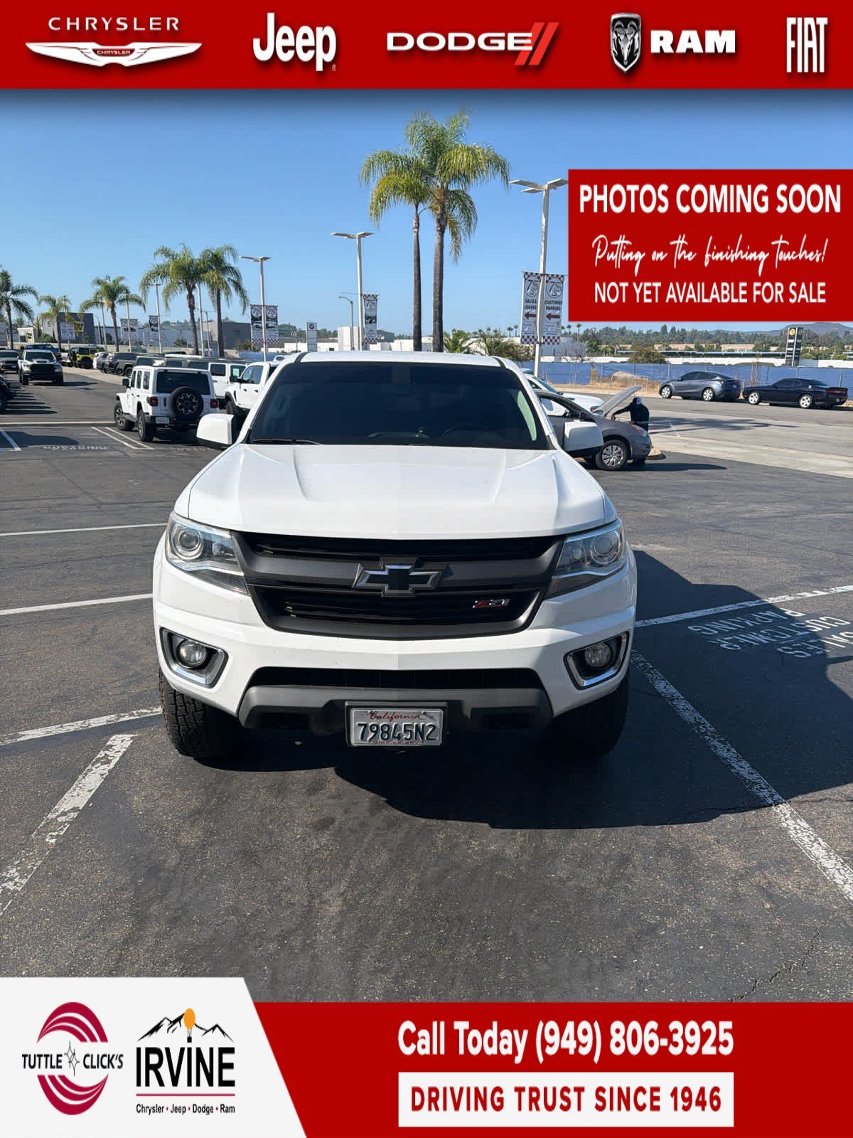 Used 2019 Summit White Chevrolet 4WD Z71 image 1