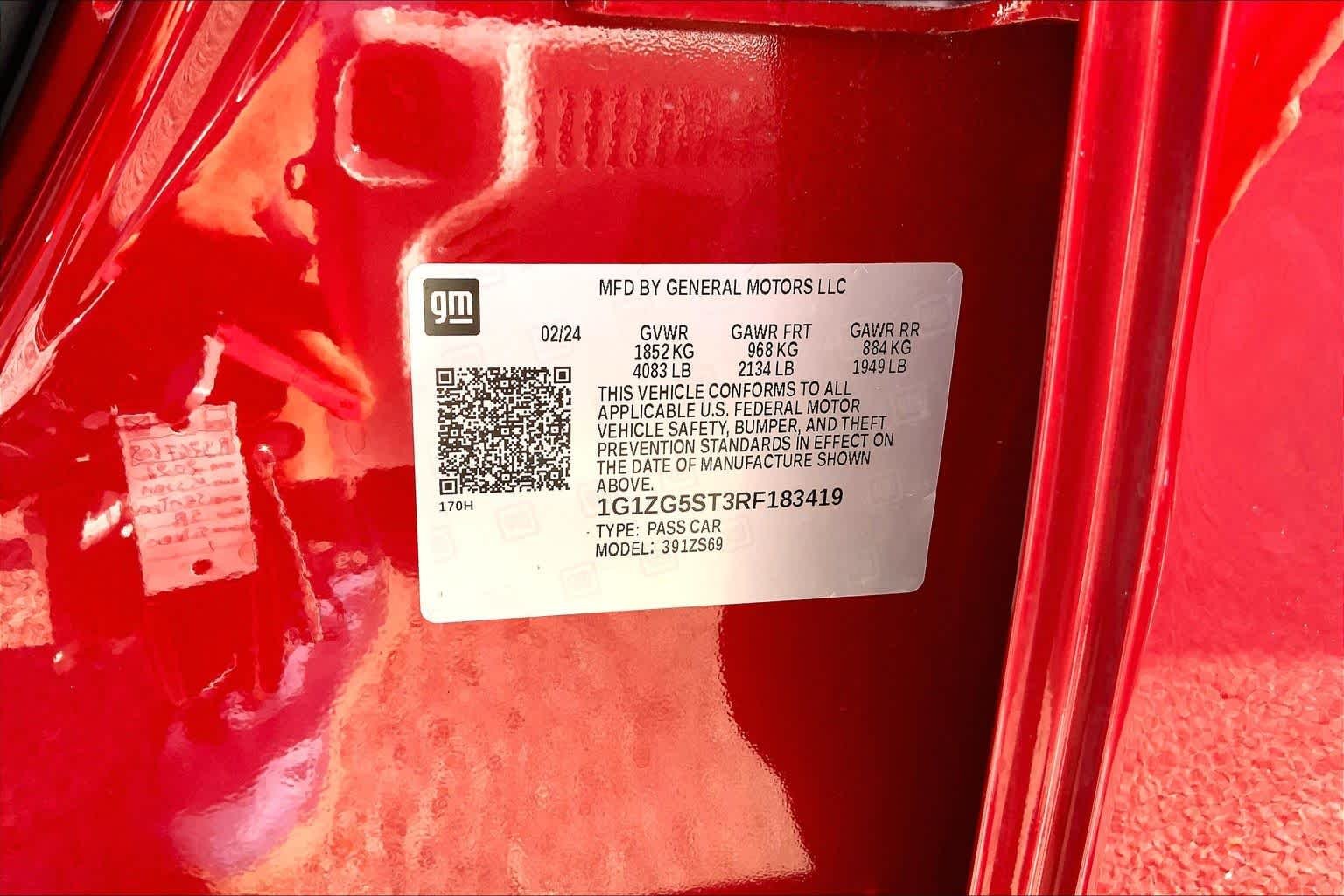 Used 2024 Radiant Red Tintcoat Chevrolet RS image 34