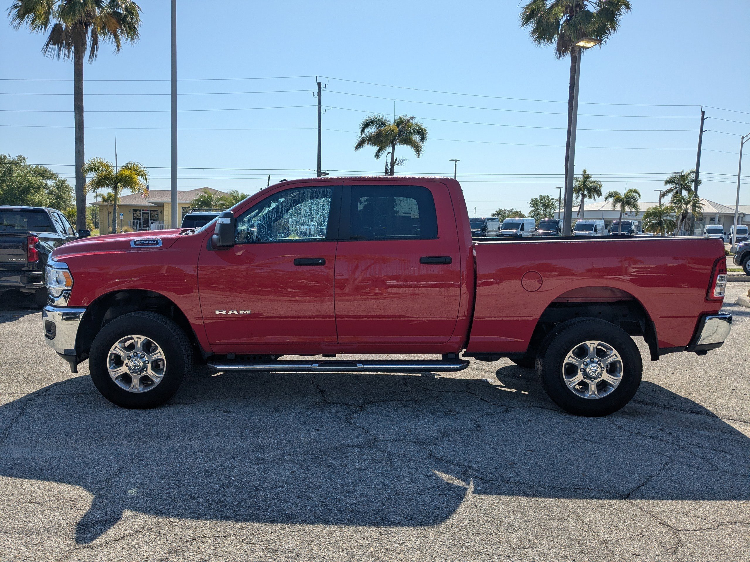 Used 2024 Flame Red Clearcoat Ram Big Horn image 7