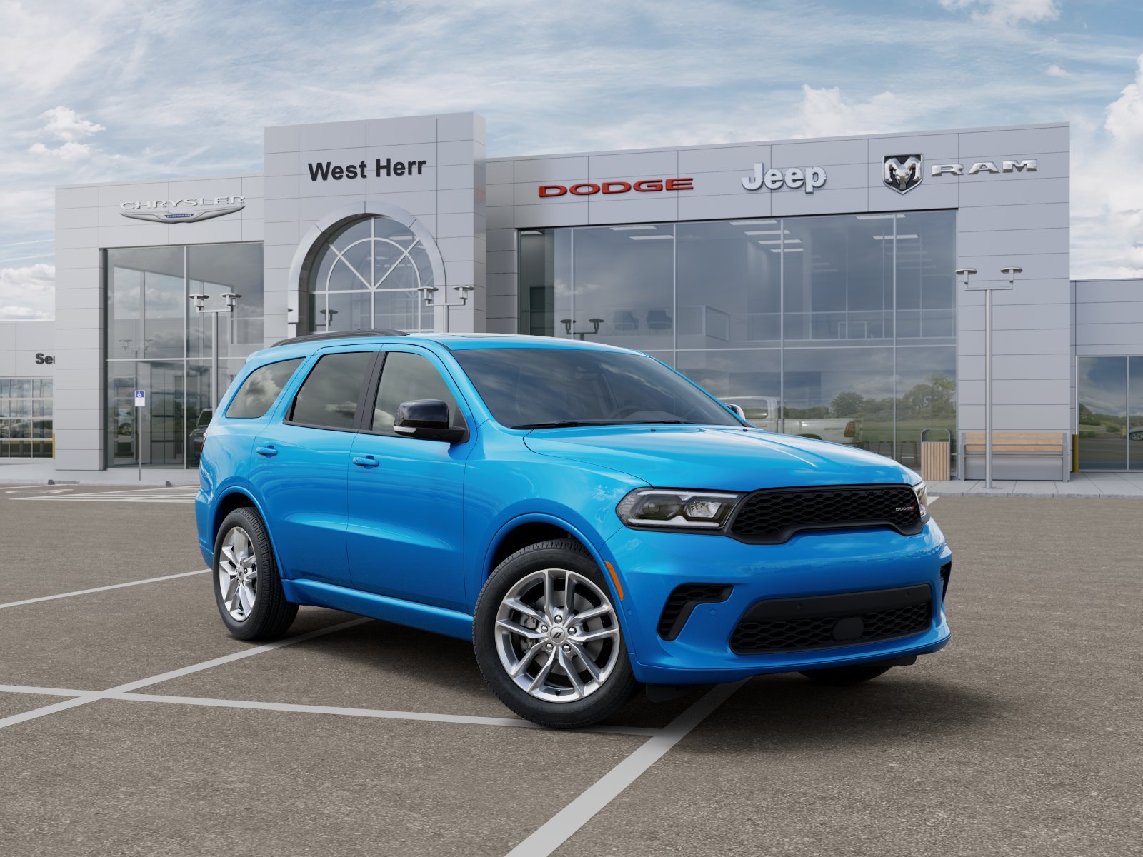 New 2026 B5 Blue Exterior Paint Dodge DURANGO GT PLUS AWD image 31