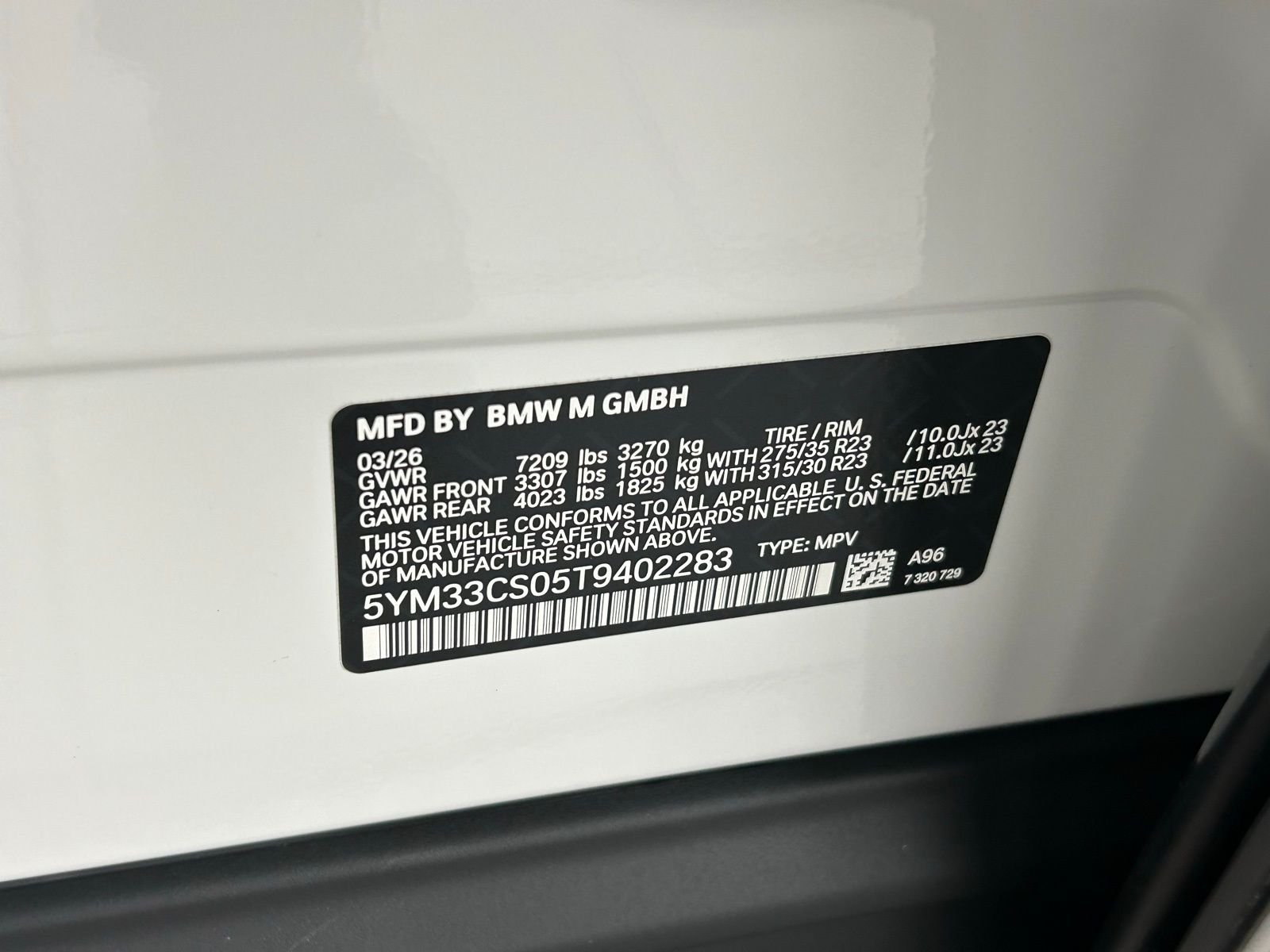 New 2026 Mineral White Metallic BMW Label image 54