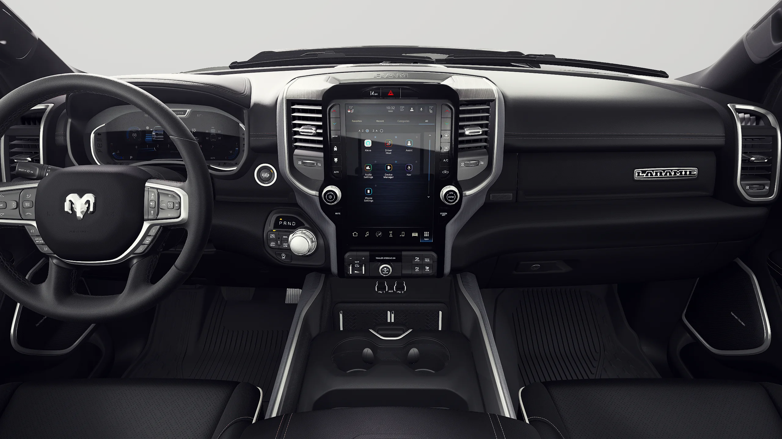 New 2027 Diamond Black Crystal Pearl-Coat Exterior Paint RAM LARAMIE image 32
