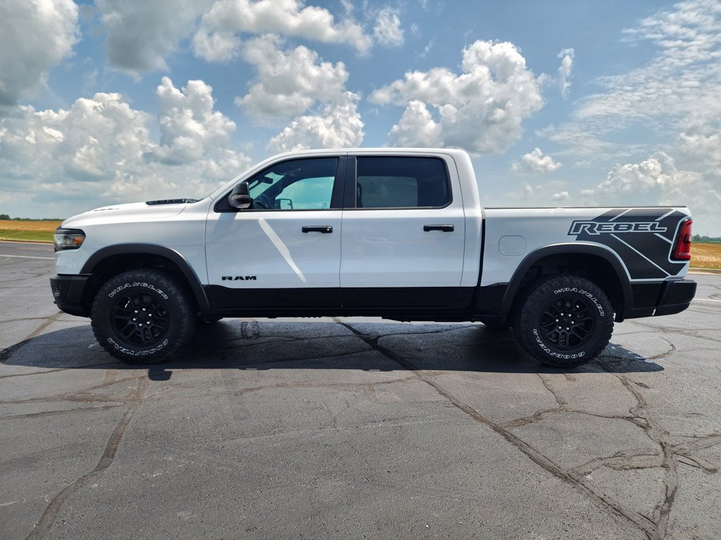 Used 2025 Bright White Clearcoat Ram Rebel image 9