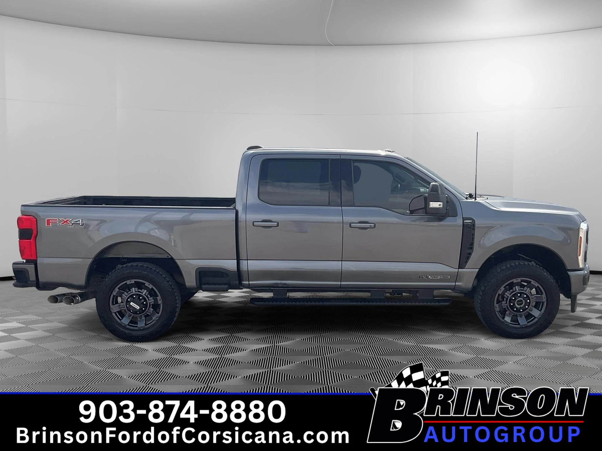 Used 2024 Carbonized Gray Metallic Ford LARIAT image 8