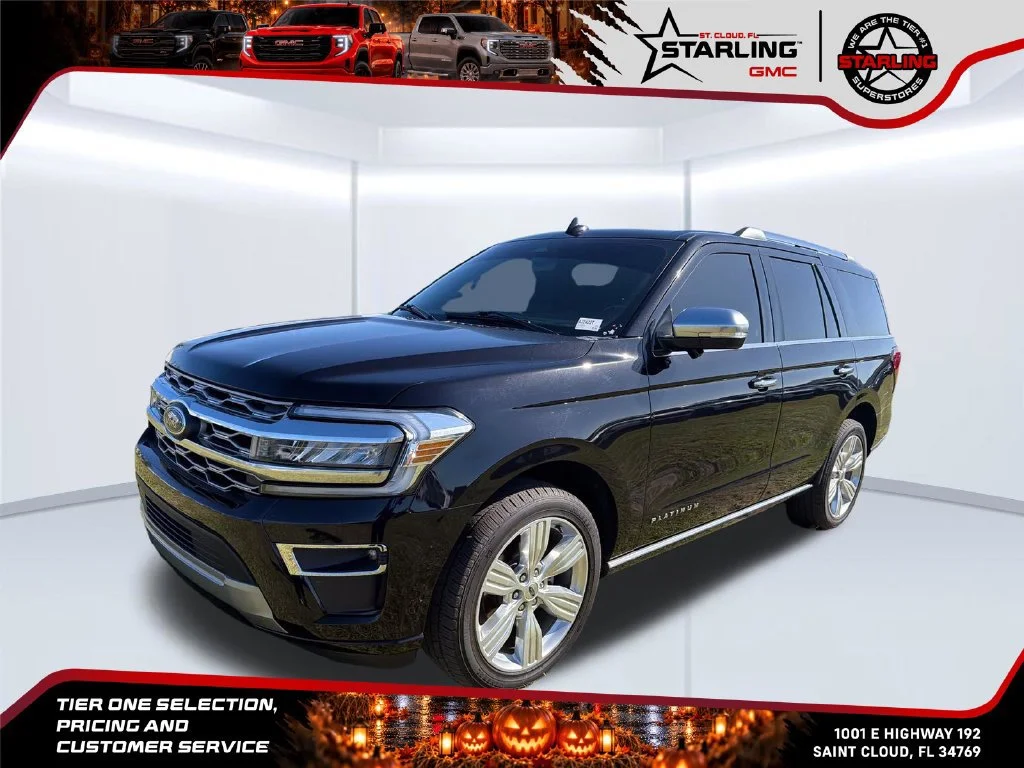 Used 2024 Black Ford Platinum image 1