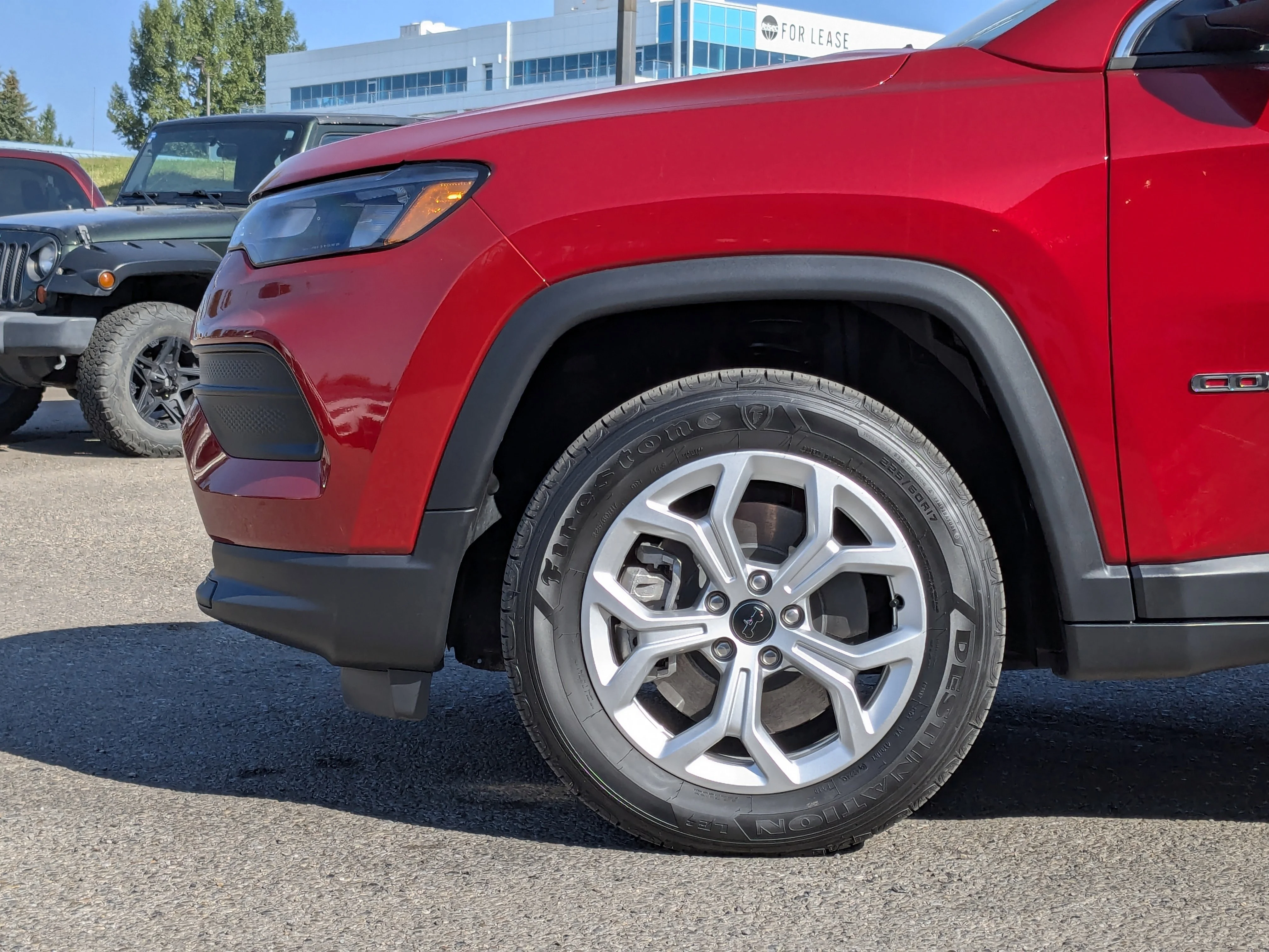 New 2025 Red Jeep Sport - - Forward Collision Warning - LED Head Lamps - Heated Seats and More! image 9