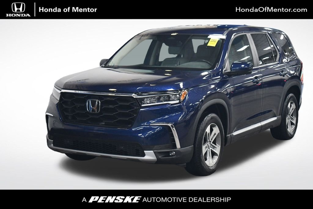 Certified Used 2024 Obsidian Blue Pearl Honda EX-L image 1