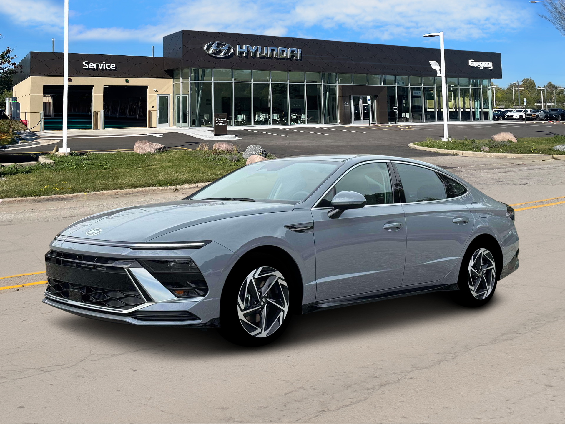 New 2026 Blue Hyundai SEL Sport image 2