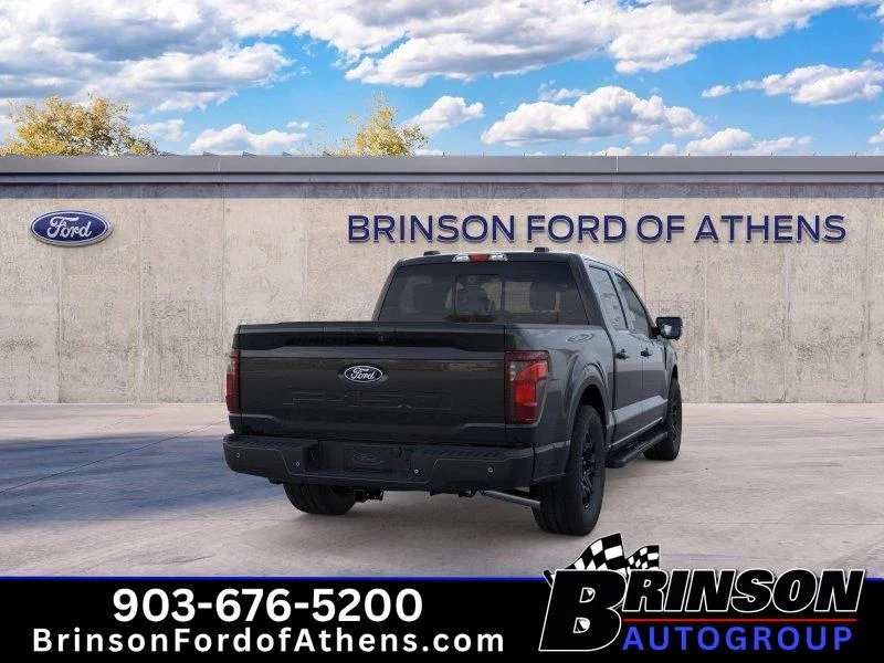 New 2026 Agate Black Metallic Ford XLT image 8