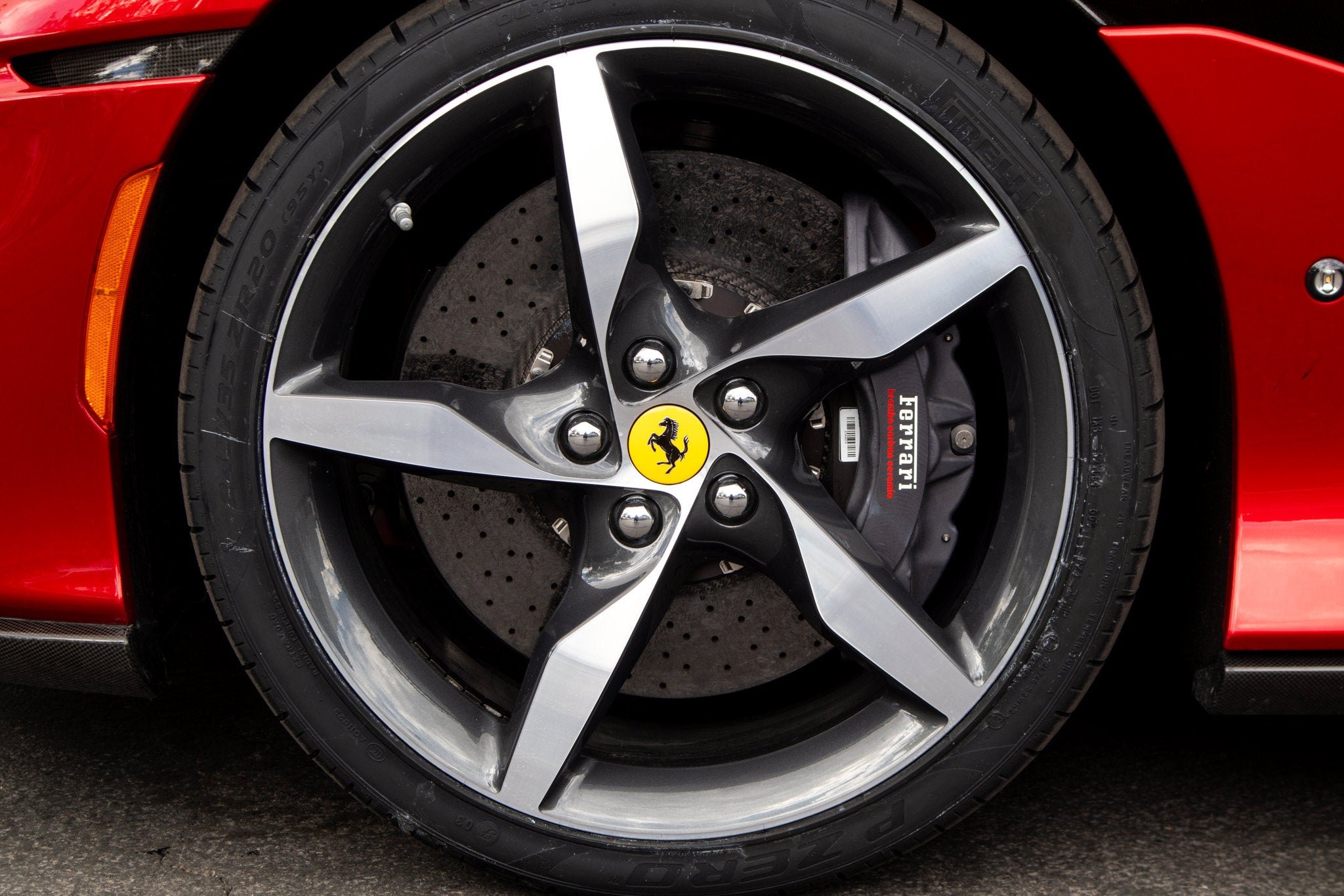 Used 2022 Rosso Portofino Ferrari Convertible image 11