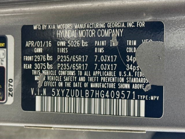 Used 2017 Mineral Gray Hyundai 2.4L image 35