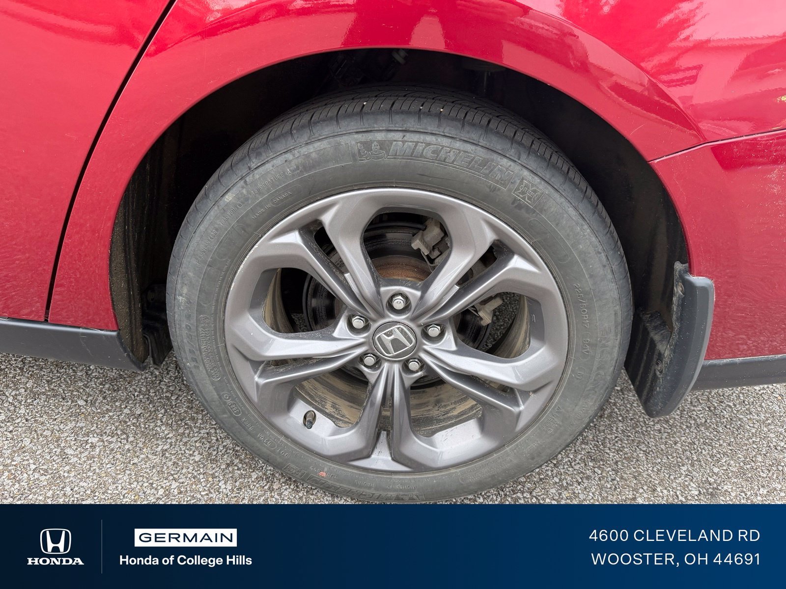 Used 2024 Radiant Red Metallic Honda EX image 11