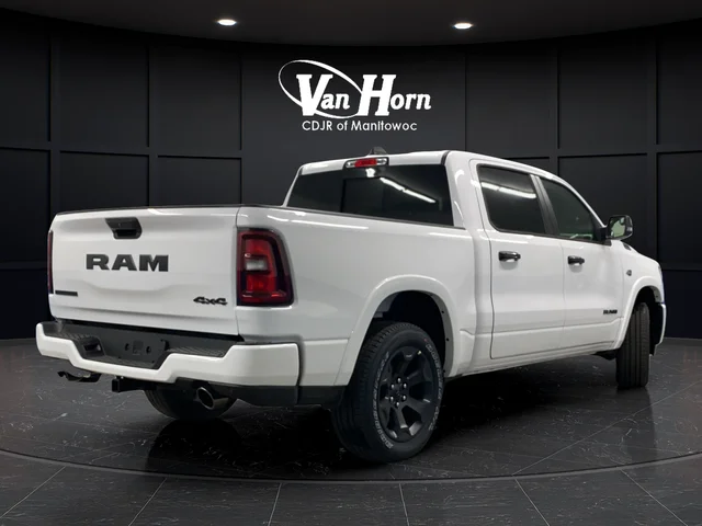 New 2026 Bright White Clear-Coat Exterior Paint RAM Big Horn/Lone Star image 3