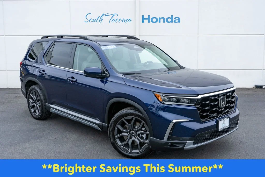 Certified Used 2024 Obsidian Blue Pearl Honda AWD TRG image 1