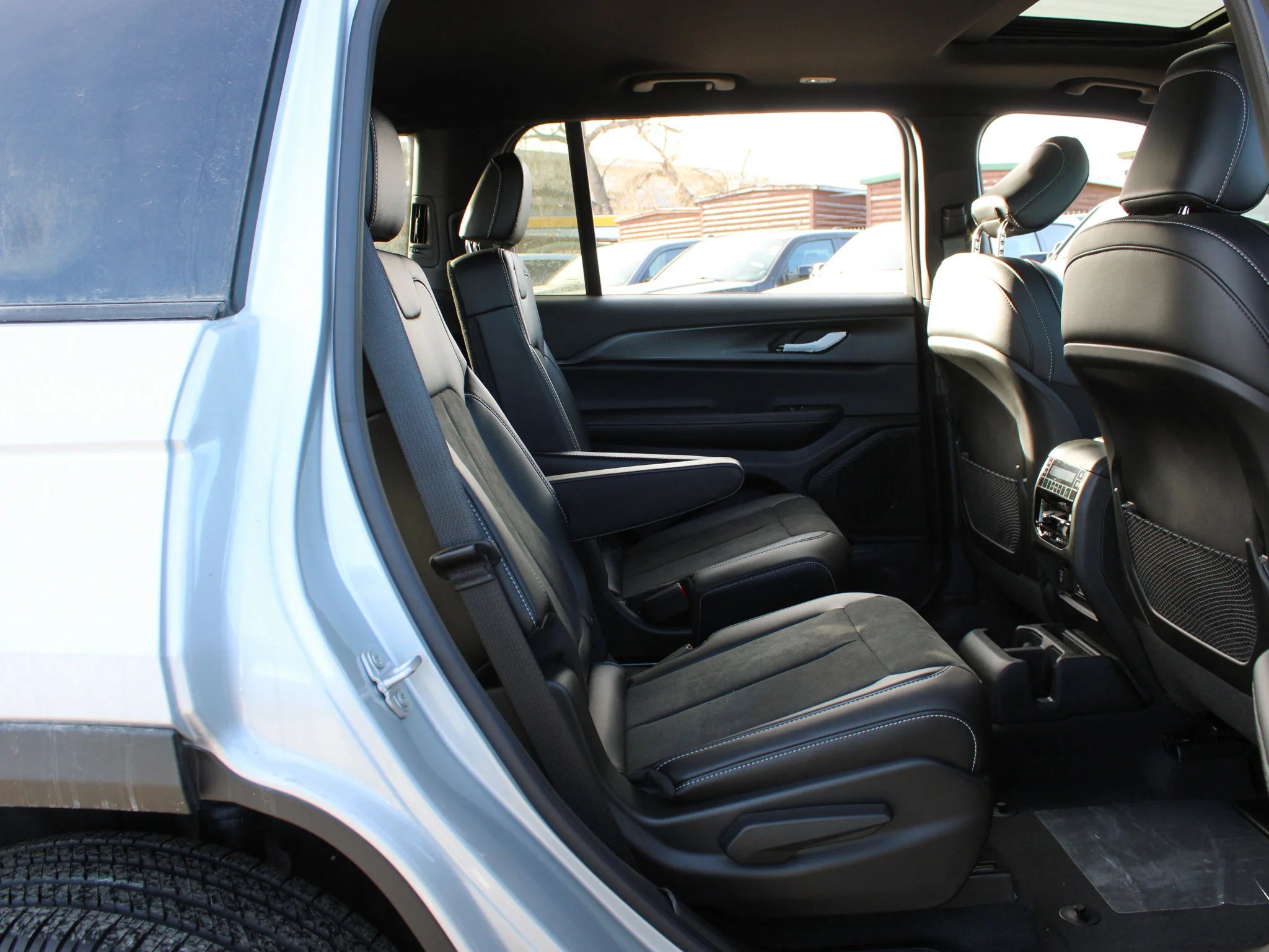 New 2025 Silver Jeep Altitude* 4x4, Sunroof, Trailer Tow Package, Heated Leather image 12