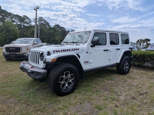 Used 2022 Bright White Cl Jeep Unlimited Rubicon image 6