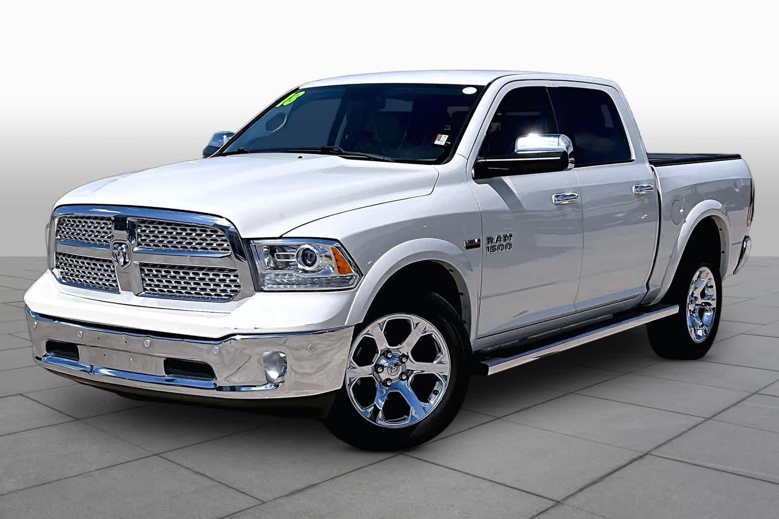 Used 2018 Pearl White Ram Laramie image 3