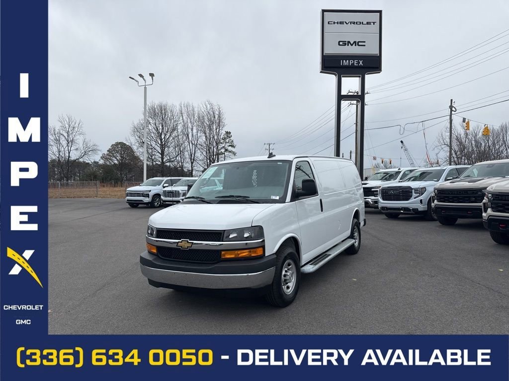 Summit White 2024 Chevrolet Express Cargo 2500 RWD Van Rear-Wheel Drive