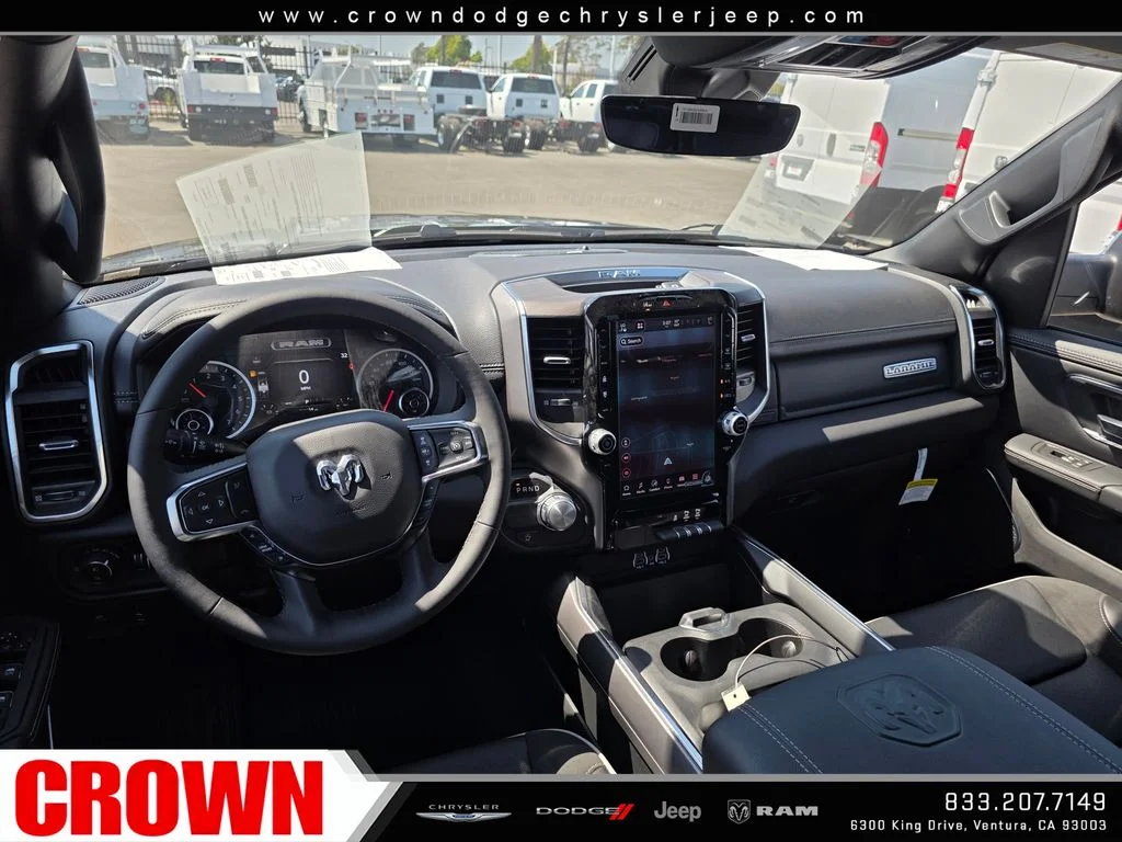New 2026 Diamond Black Crystal Pearl-Coat Exterior Paint RAM Laramie image 7