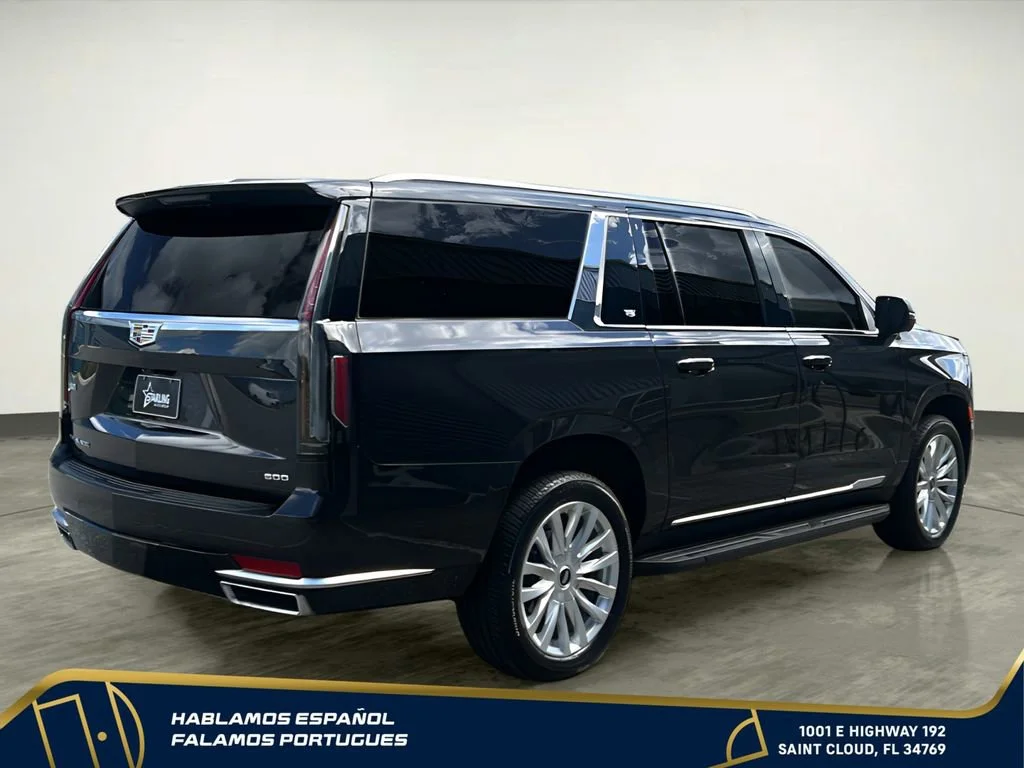 Used 2024 Galactic Gray Metallic Cadillac Premium Luxury image 6