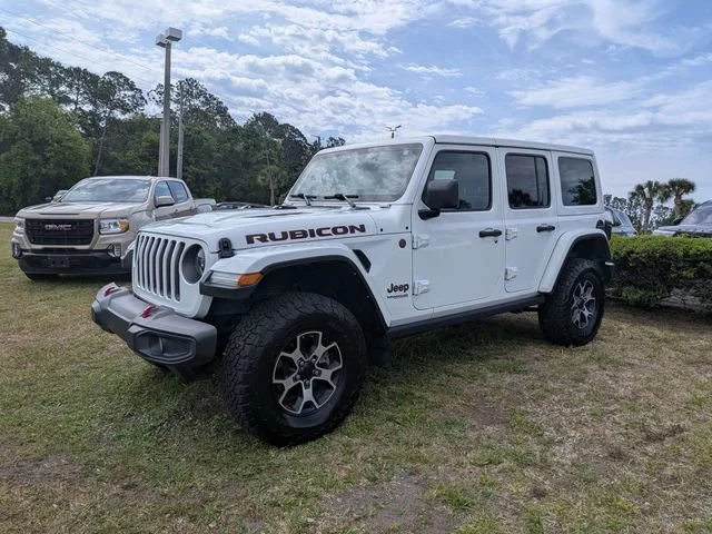 Used 2022 Bright White Cl Jeep Unlimited Rubicon image 6