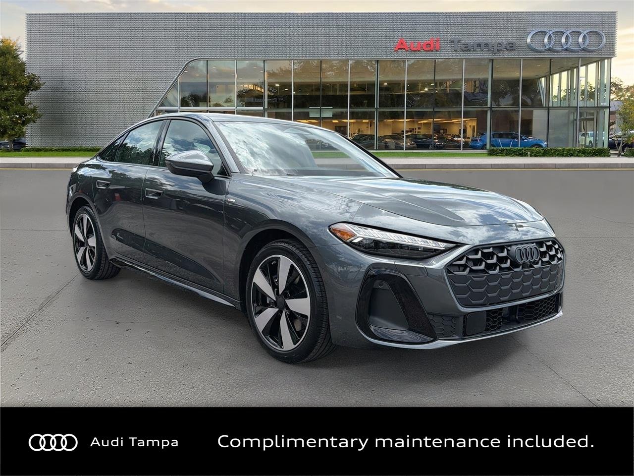 New 2026 Daytona Gray Pearl Effect Audi Premium Plus image 1