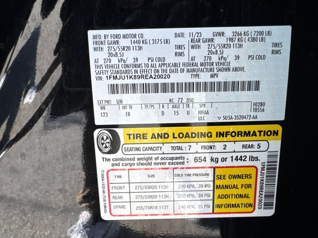 Used 2024 Black Ford Limited image 14