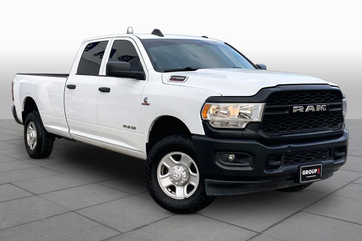 Used 2022 Bright White Clearcoat Ram Tradesman image 3