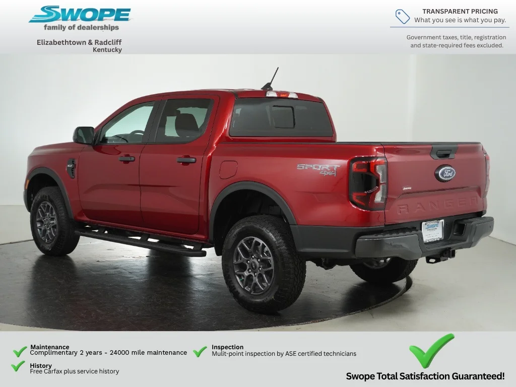 New 2026 Ruby Red Metallic Tinted Clearcoat Ford XLT image 5