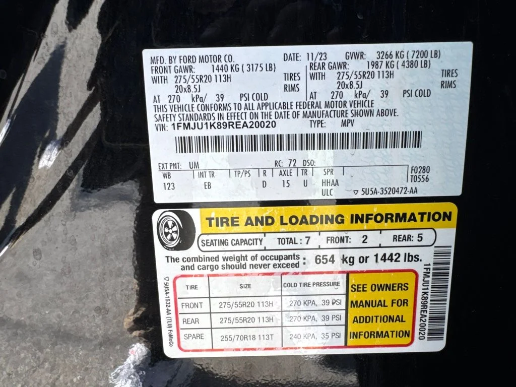 Used 2024 Black Metallic Ford Limited image 14