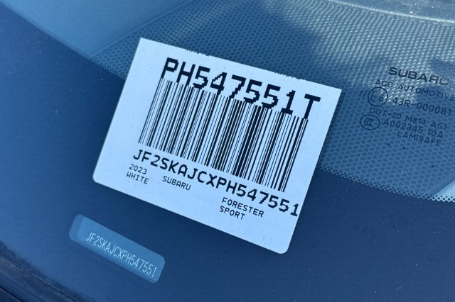 Certified Used 2023 White Subaru Sport image 10