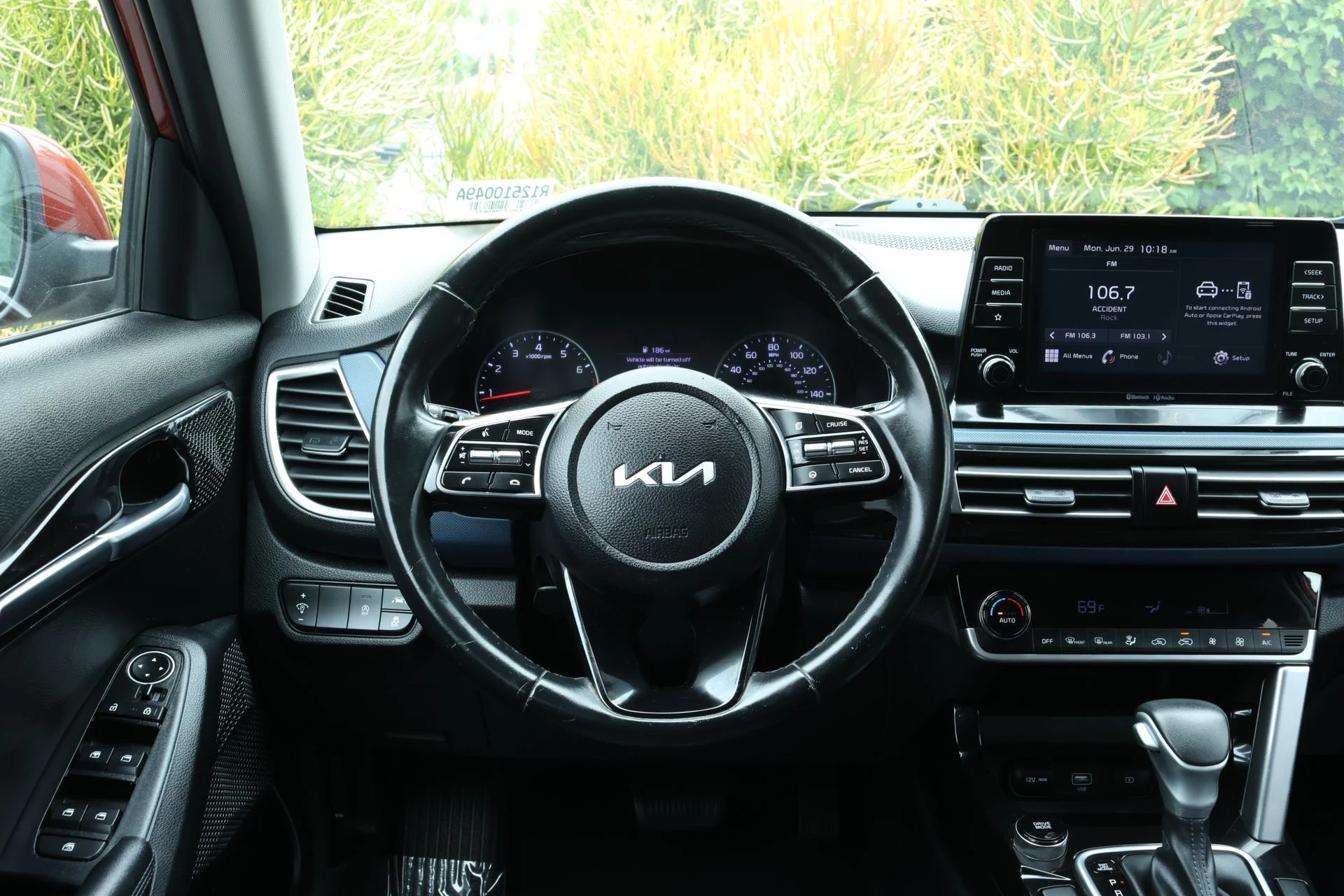 Used 2023 Orange Kia S image 8